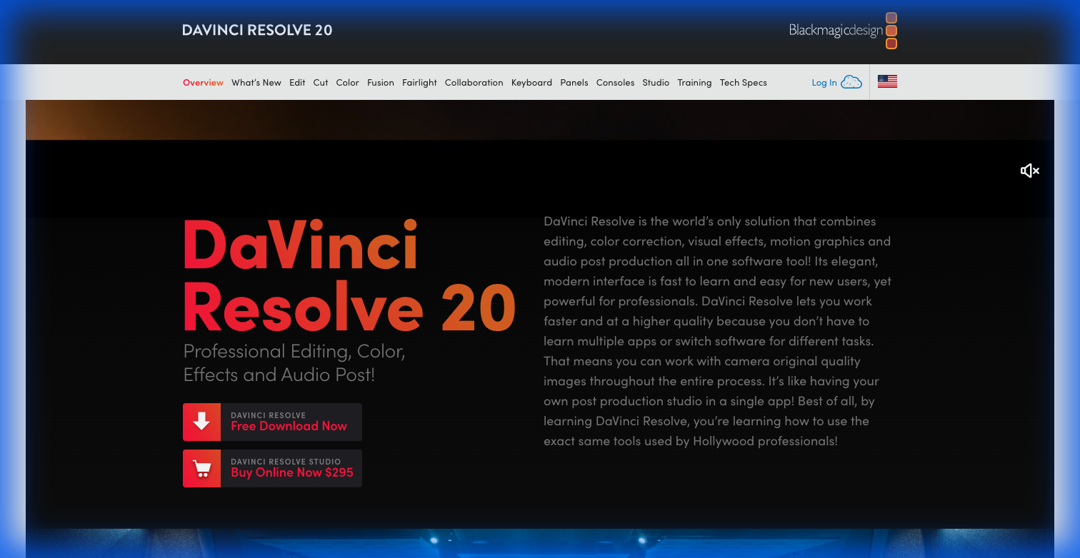 DaVinci Resolve Interface showing color grading and editing tools